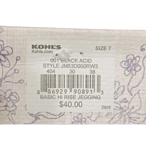 Mudd Basic Hi-Rise Jeggings Women's Size 7 Lightweight Stretch Jeans - Picture 8 of 12